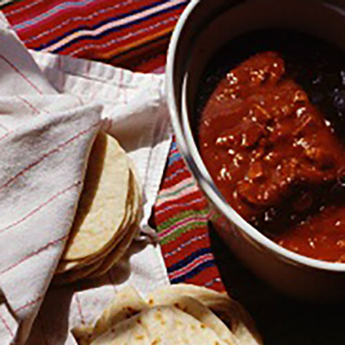 Pork or Beef in Red Chile Sauce (Carne con chile colorado)