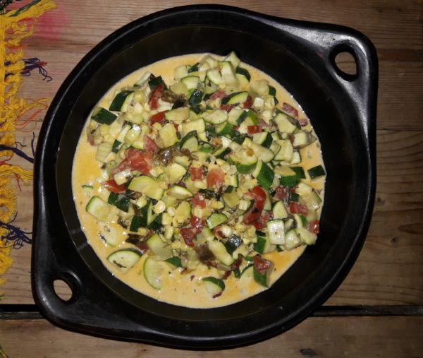 Zucchini with Corn and Cheese (Calabacitas con queso)