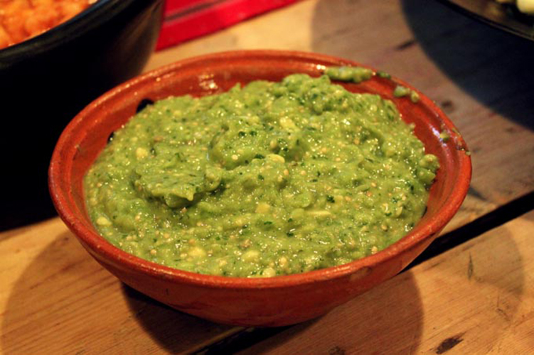 Green “She-Man” Sauce (Salsa macha verde)