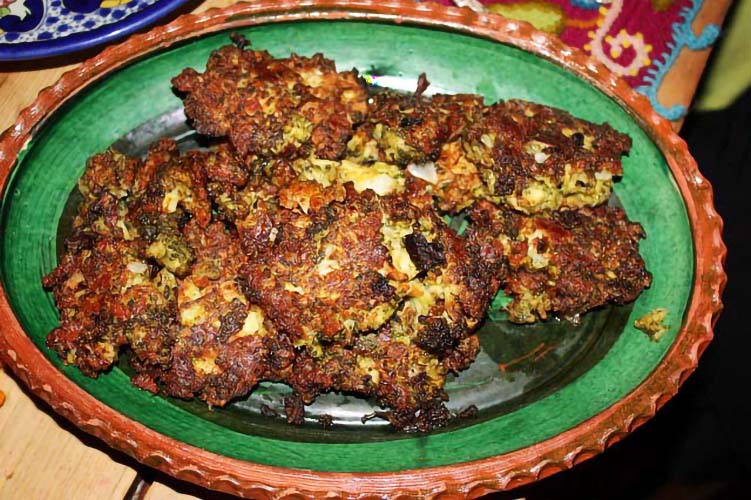 Mexican Vegetable Fritters, Broccoli