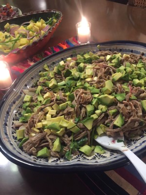 Shredded Beef Salad (Salpicon de res)